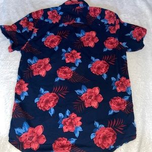 Men’s floral button down